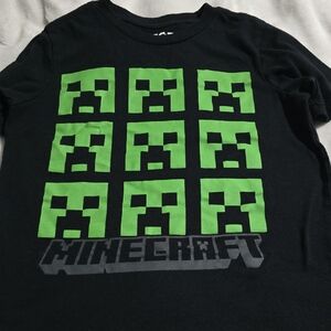 Kids Creeper Black and Green T-Shirt